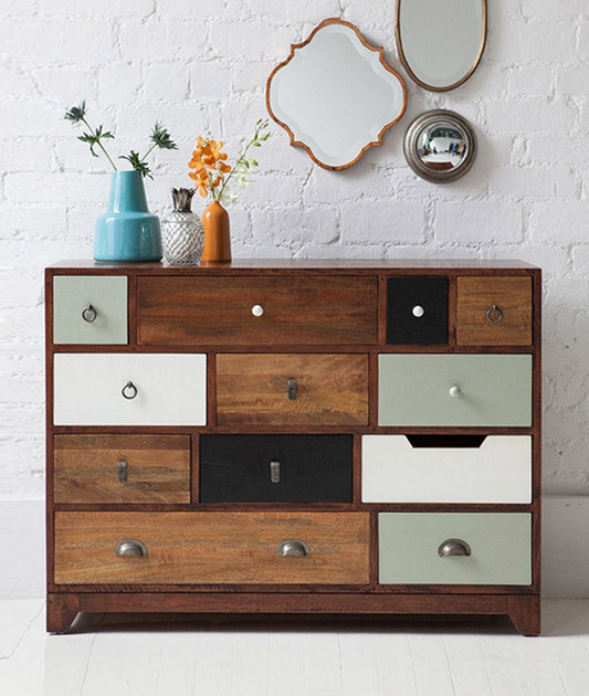 Marwari  Chest Of Twelve Drawers - Lakkadhaara