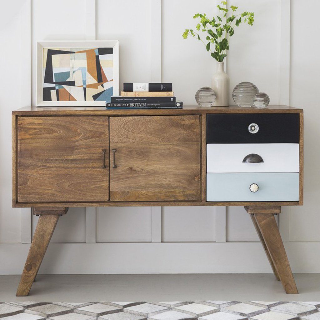 Marwari Solid Wood Multipurpose Sideboard - Lakkadhaara