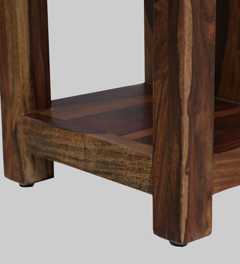 Mid-Century Solid Wood Bookshelf - Lakkadhaara