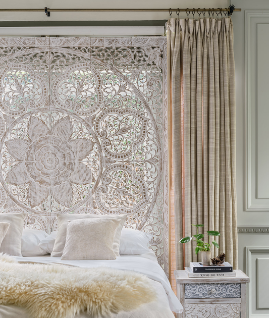 Mira King Size Bed Headboard - Lakkadhaara