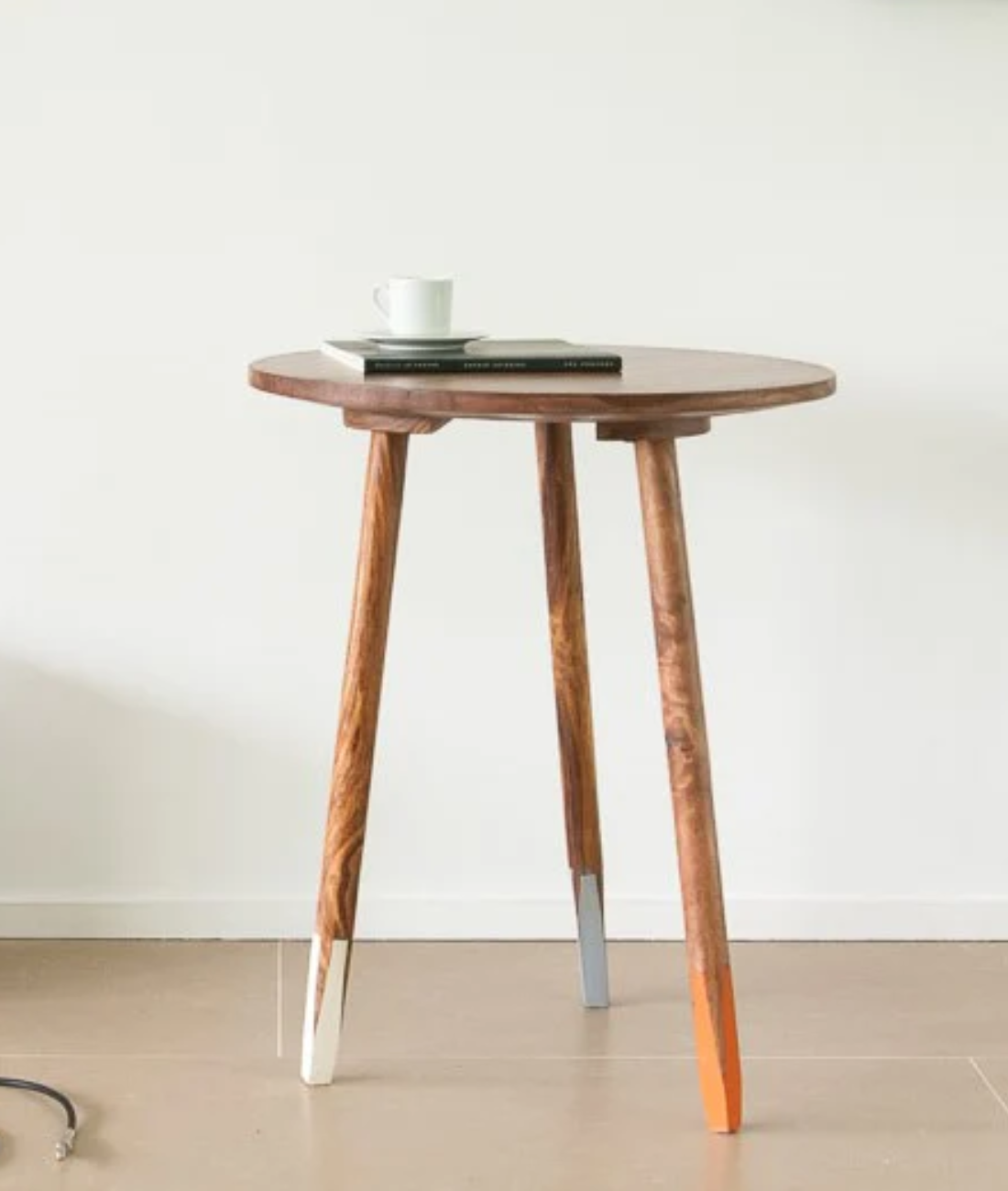 Pencil Solid Wood End Table