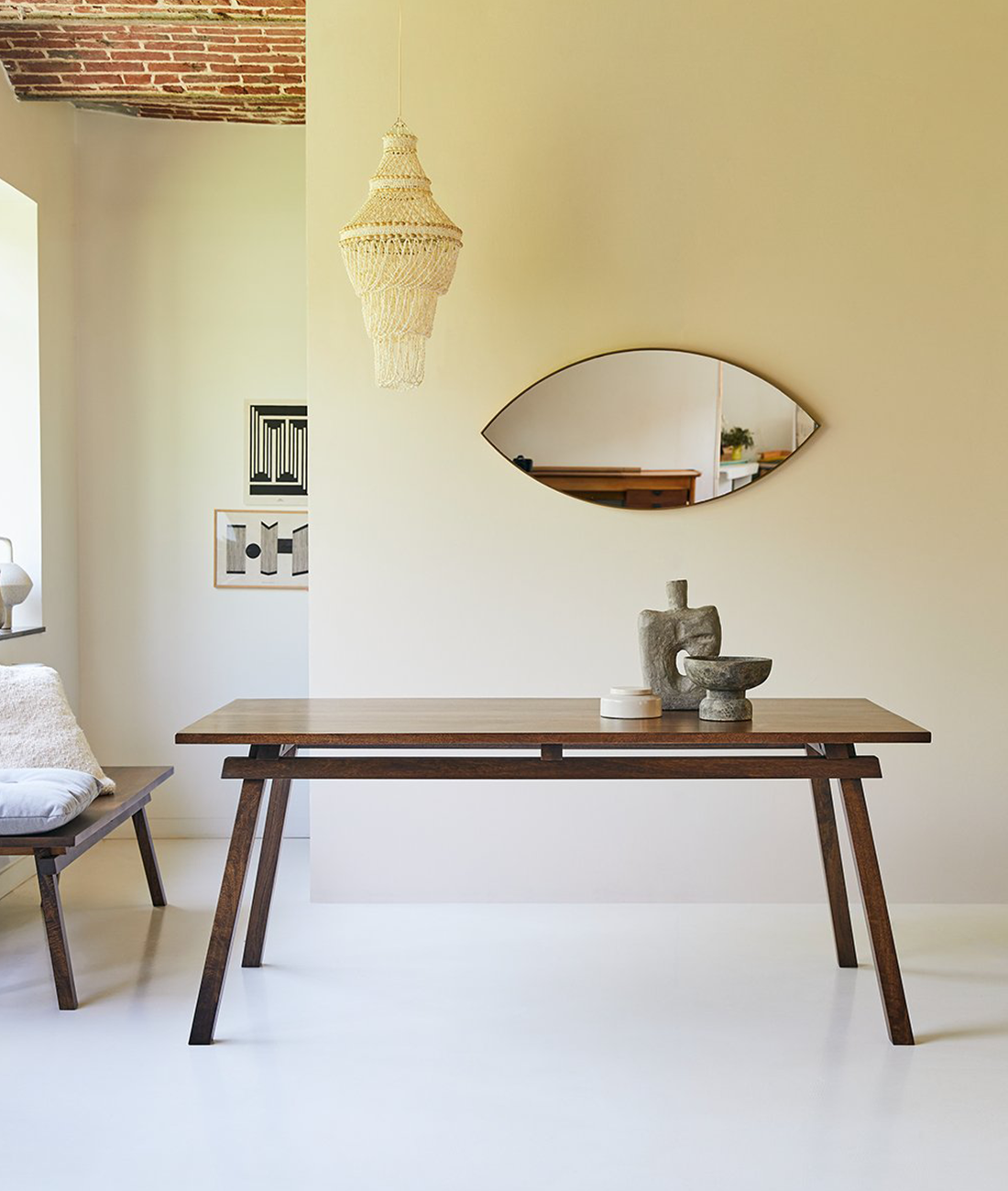 Pandora Solid Wood Dining Table - Lakkadhaara