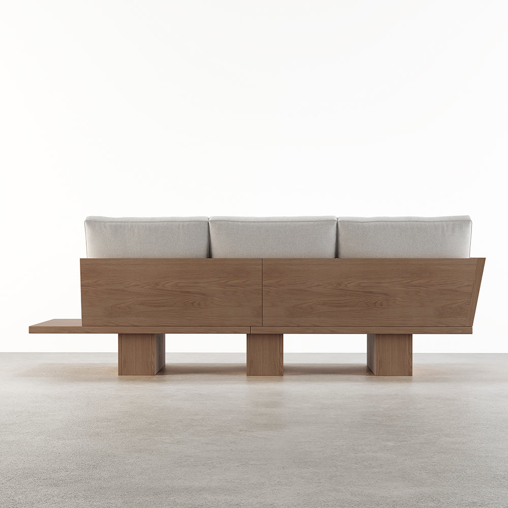 Parma Solid Wood Sofa