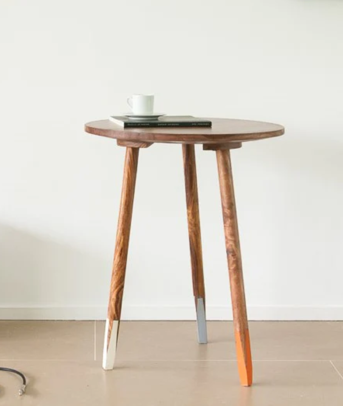 Pencil Solid Wood End Table - Lakkadhaara