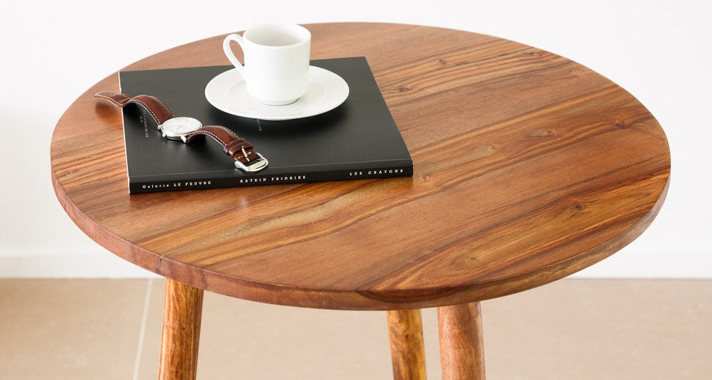 Pencil Solid Wood End Table - Lakkadhaara