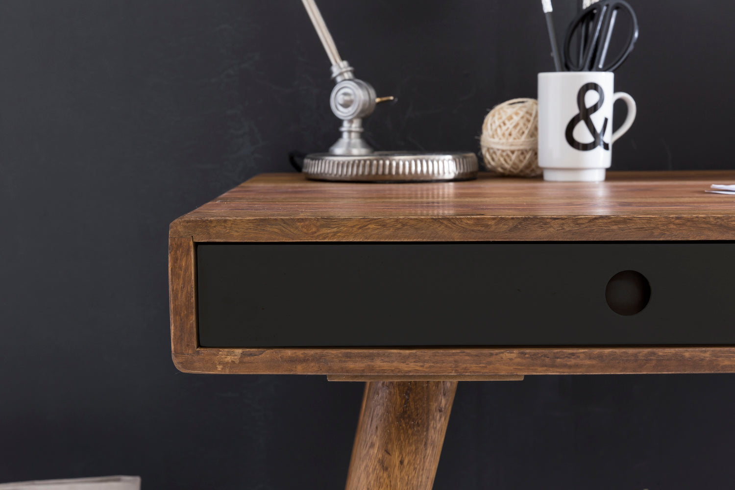 Porto Solid Wood Study Table - Lakkadhaara