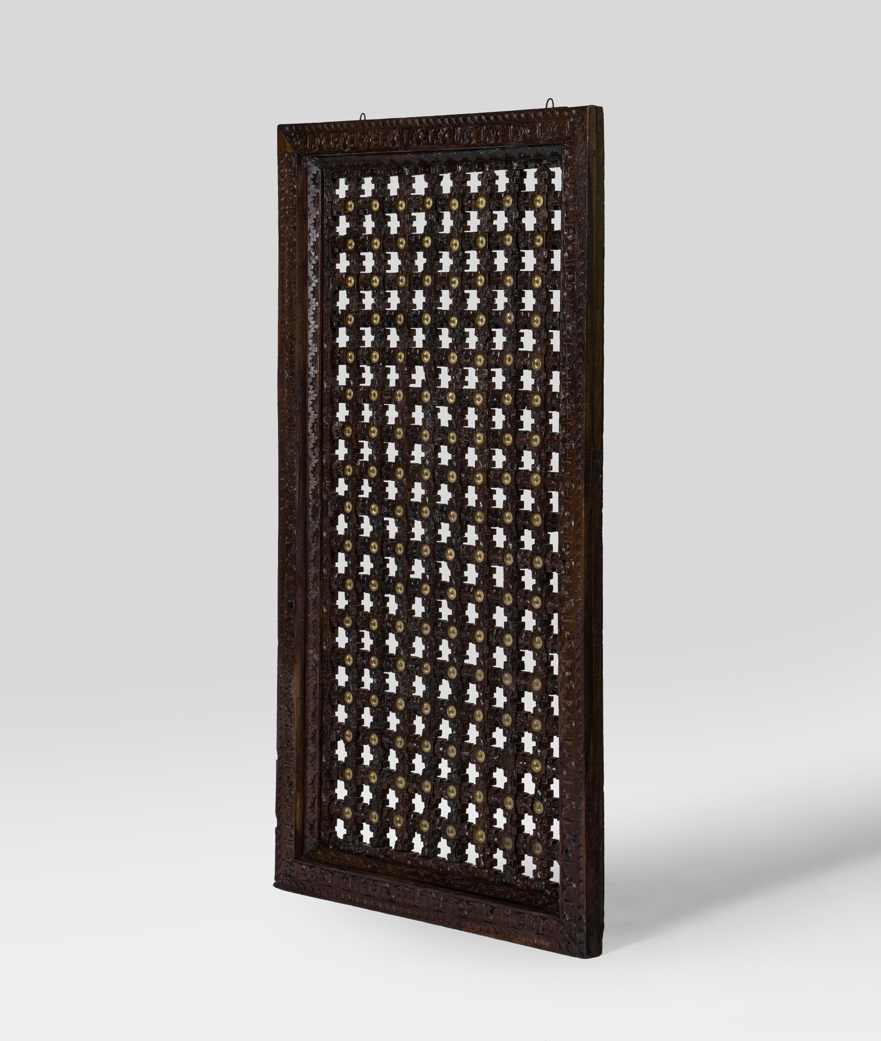Rajasthani Carved Wooden Panel - Lakkadhaara
