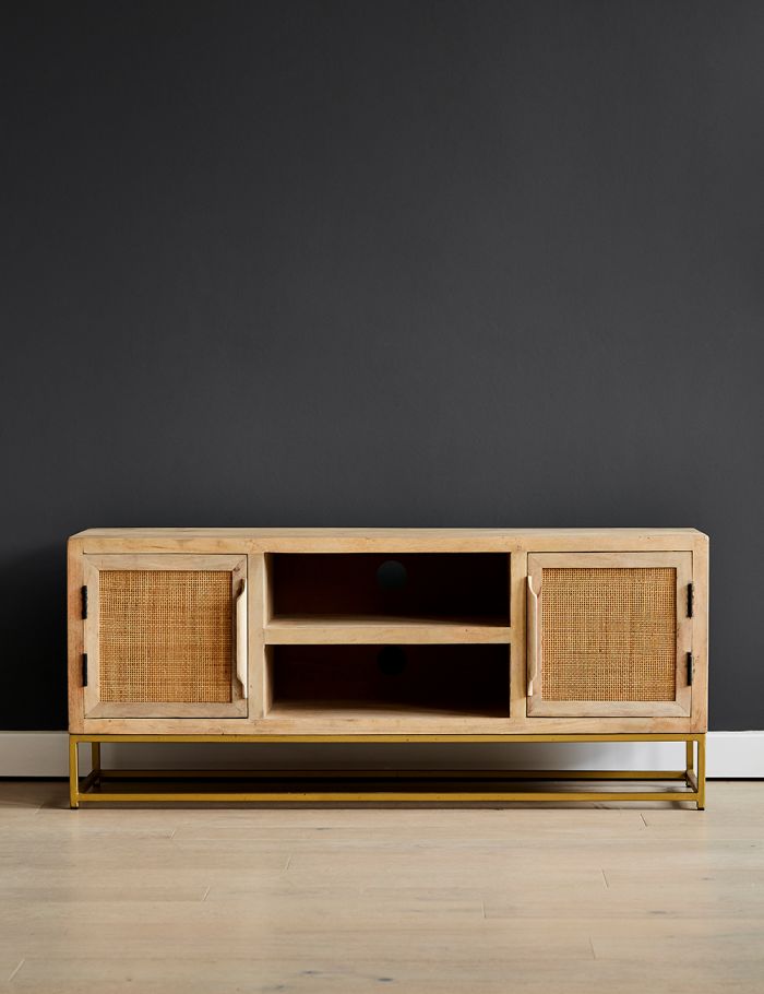 Rattan Webbed TV unit - Lakkadhaara