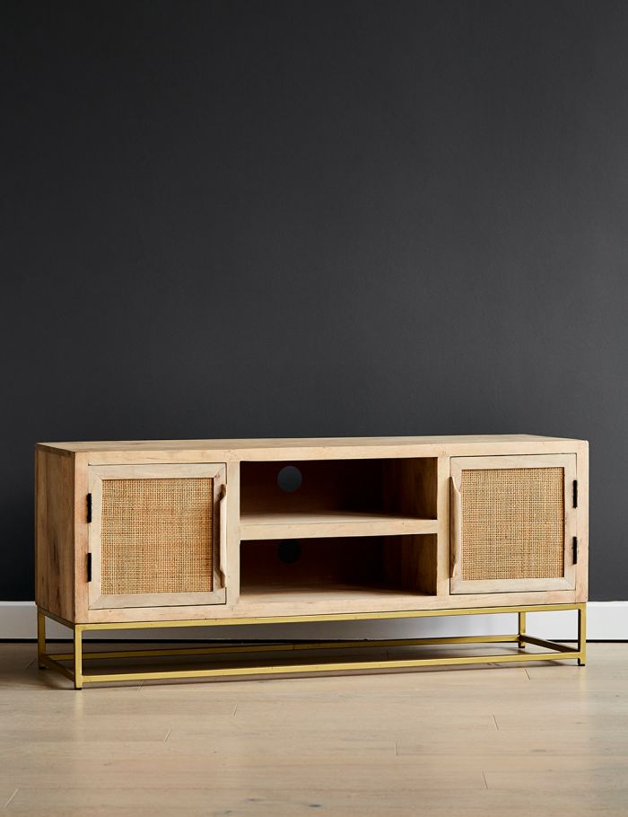 Rattan Webbed TV unit - Lakkadhaara