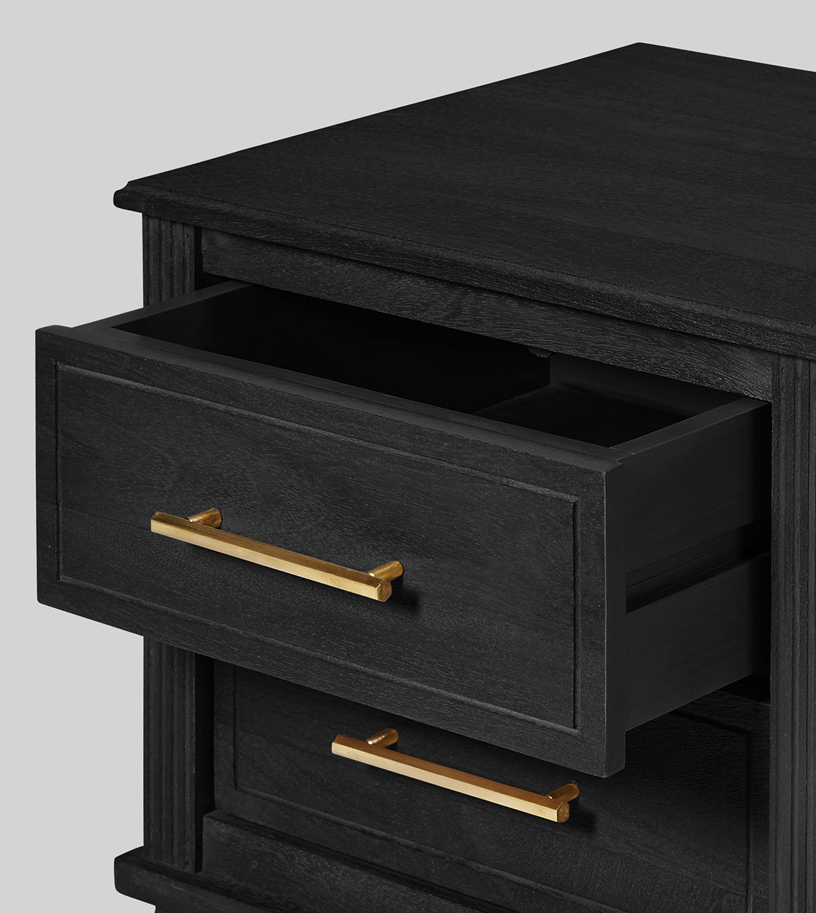 Raven Solid Wood Bed Side - Lakkadhaara