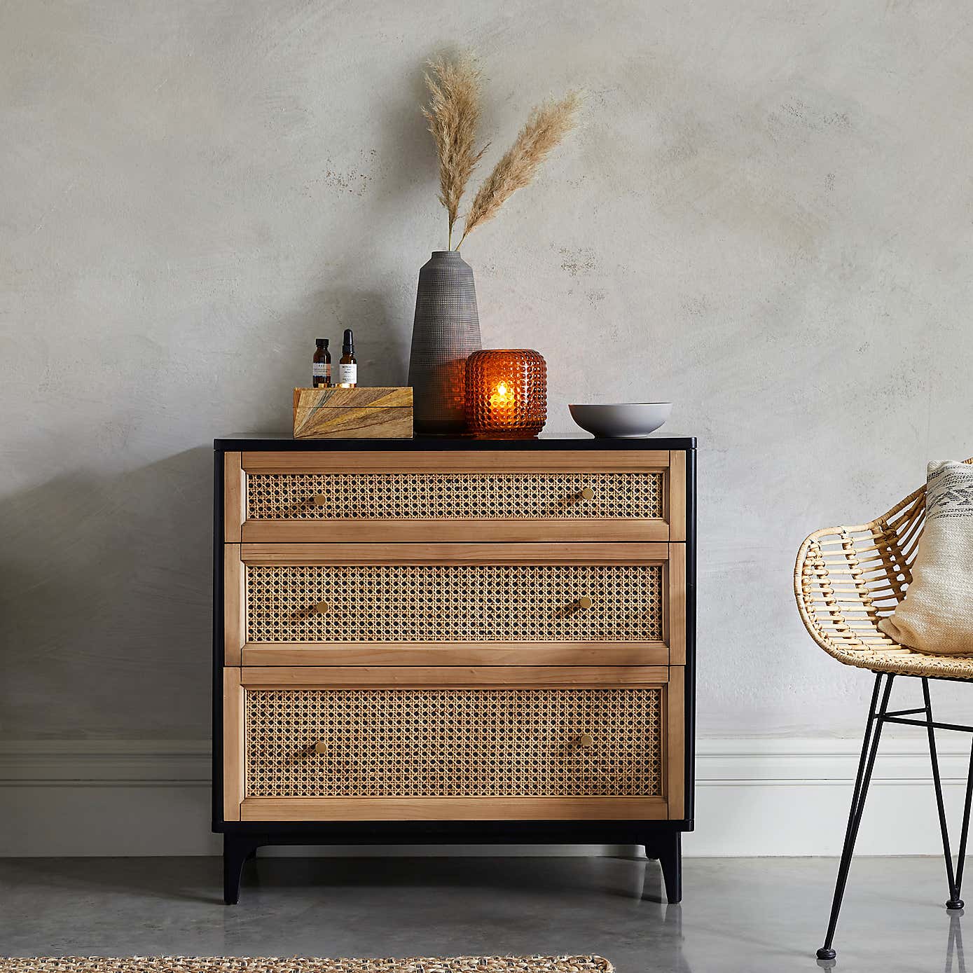 Raven Three Chest Of Drawers - Lakkadhaara