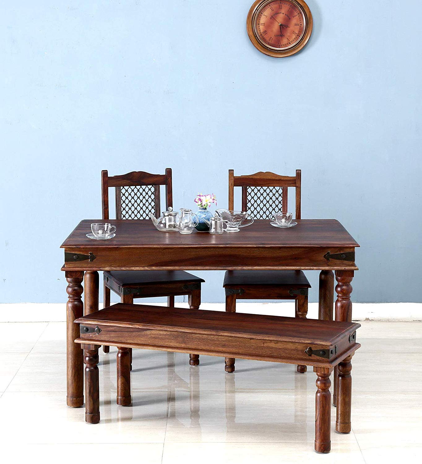 Jodhpur Solid Wood Six Seater Dining Set