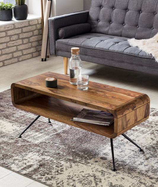 Sheera Solid Wood Center Table - Lakkadhaara