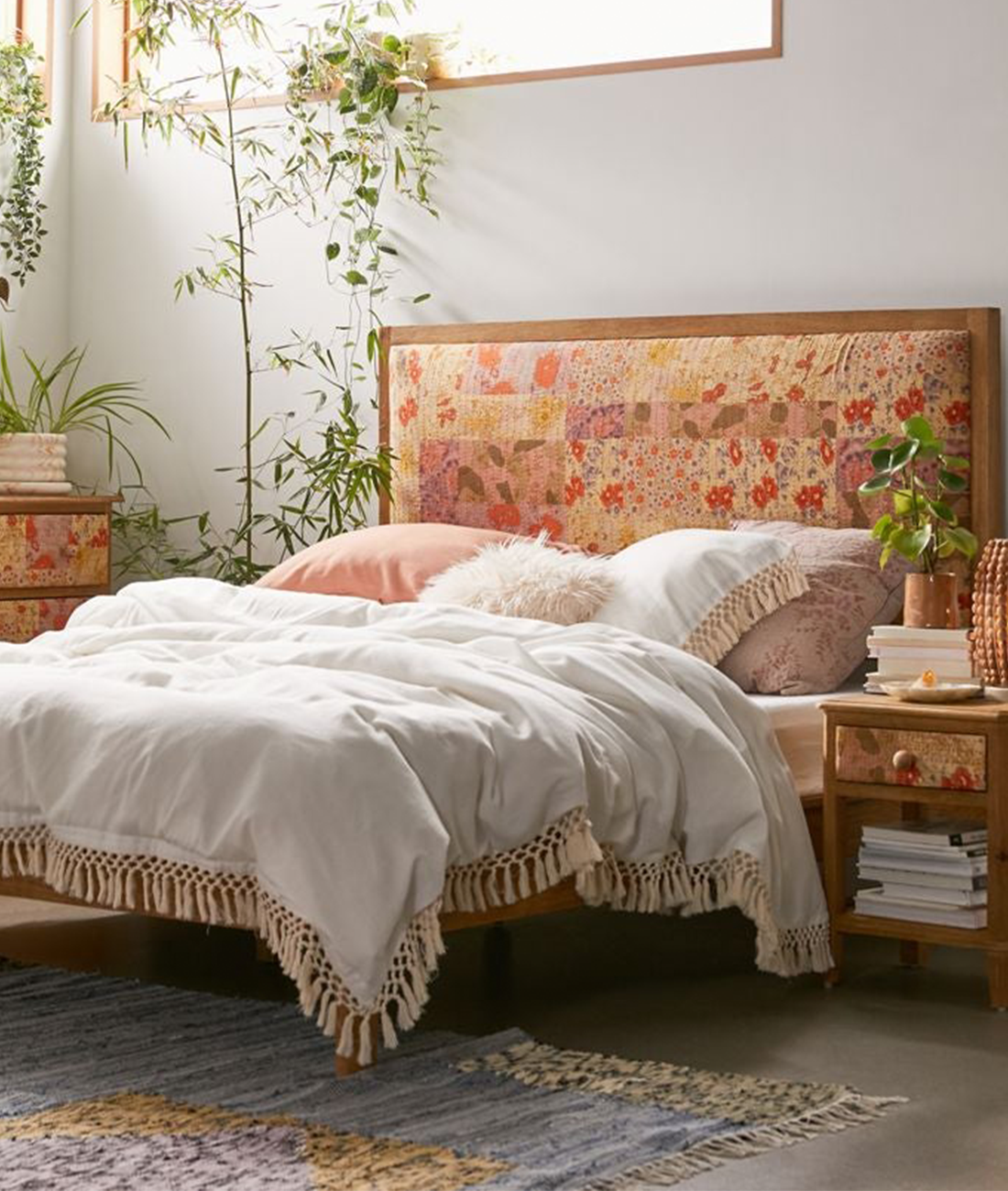 Sicily Solid Wood King Size Bed Without Storage - Lakkadhaara