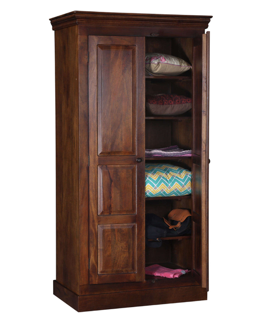 Urban Solid Wood Wardrobe - Lakkadhaara